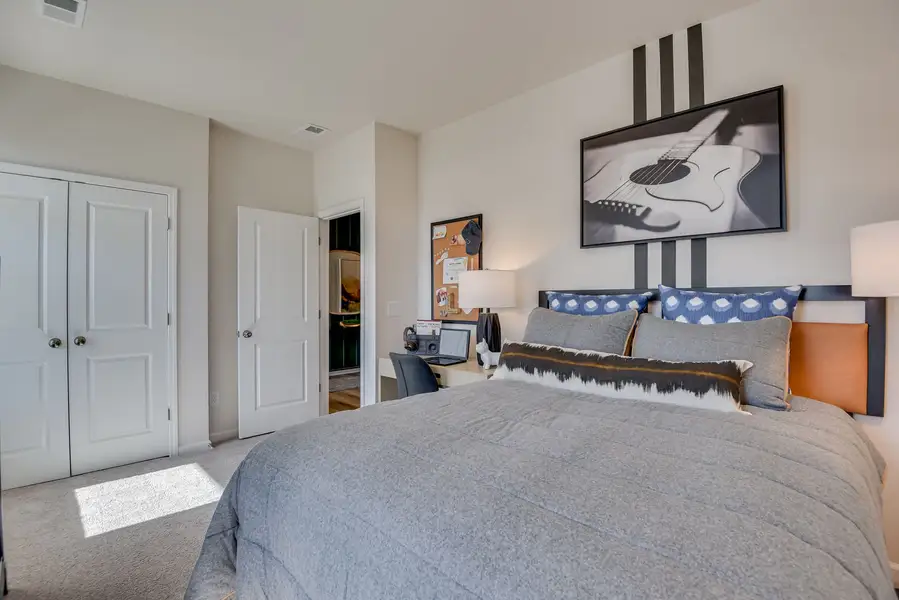 Furnished interior view inside a new home in The Beacon at Old Peachtree Single Family Homes, Lawrenceville (Image 192).