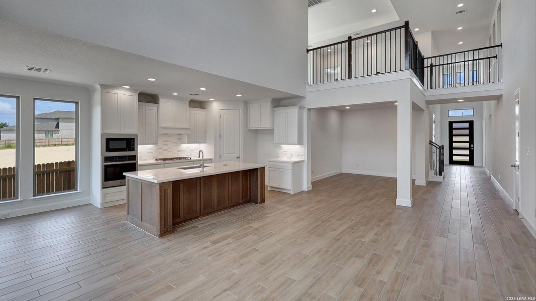 Furnished interior view inside a new home in Ladera, San Antonio (Image 6).