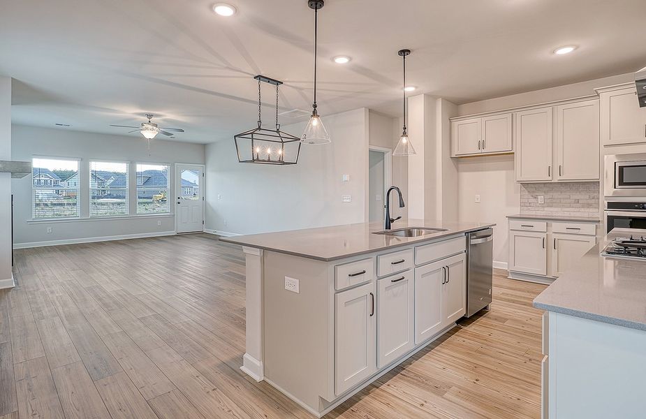 Representative furnished interior of a home built from the Washington by Ashton Woods in Watson Hill, Summerville (Image 5).