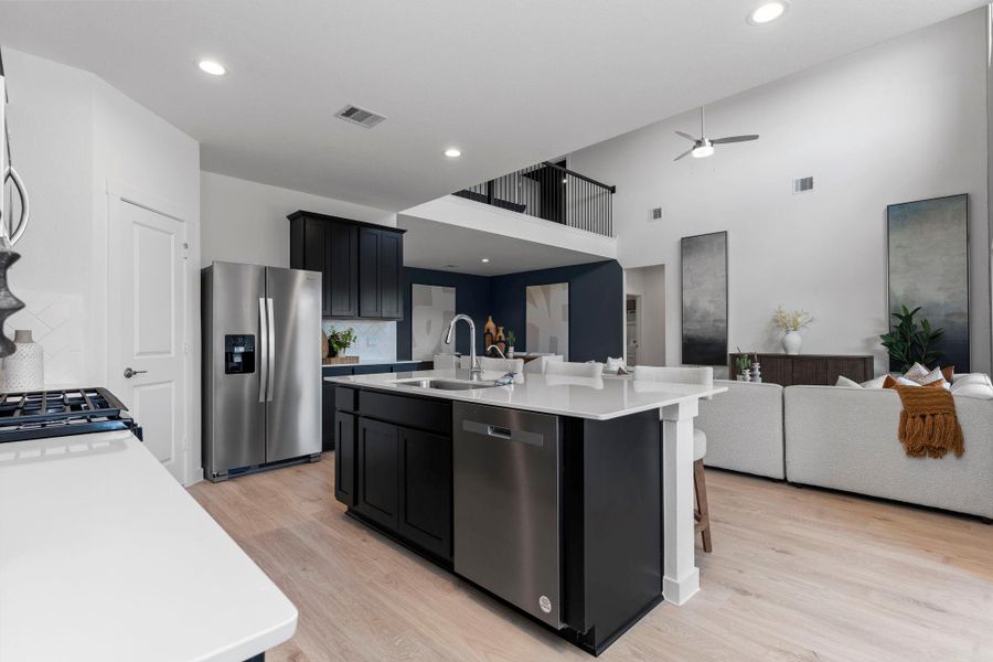 Furnished interior view inside a new home in Tamarron, Fulshear (Image 40).