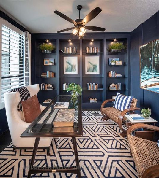 Furnished interior view inside a new home in Quail Hollow: 72ft. lots, Rockwall (Image 17).