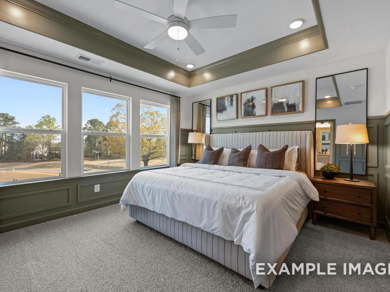 Furnished interior view inside a new home in Camden Park, Knightdale (Image 10).