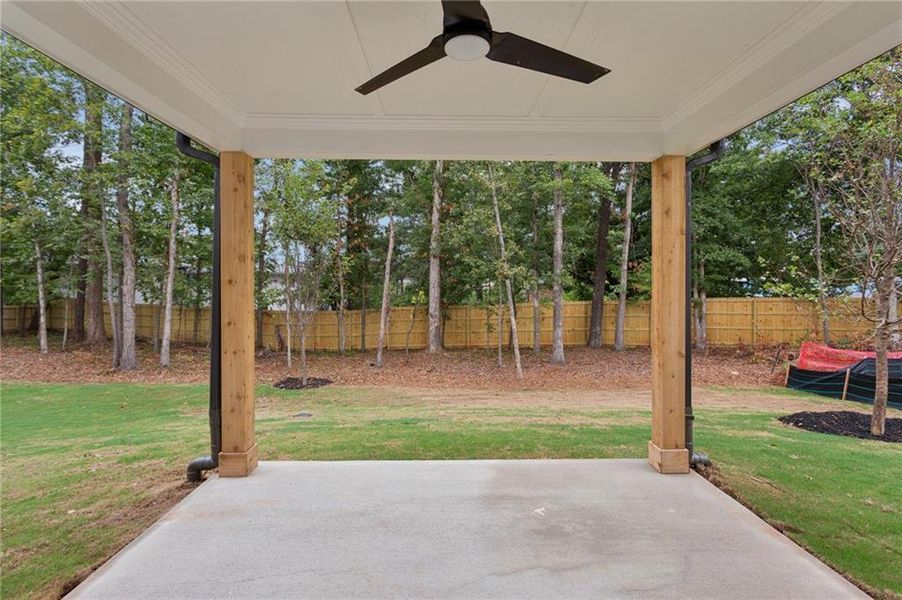 Exterior details and patio area of a home in , Smyrna (Image 22). Exterior details and patio area of a home in , Smyrna (Image 22).
