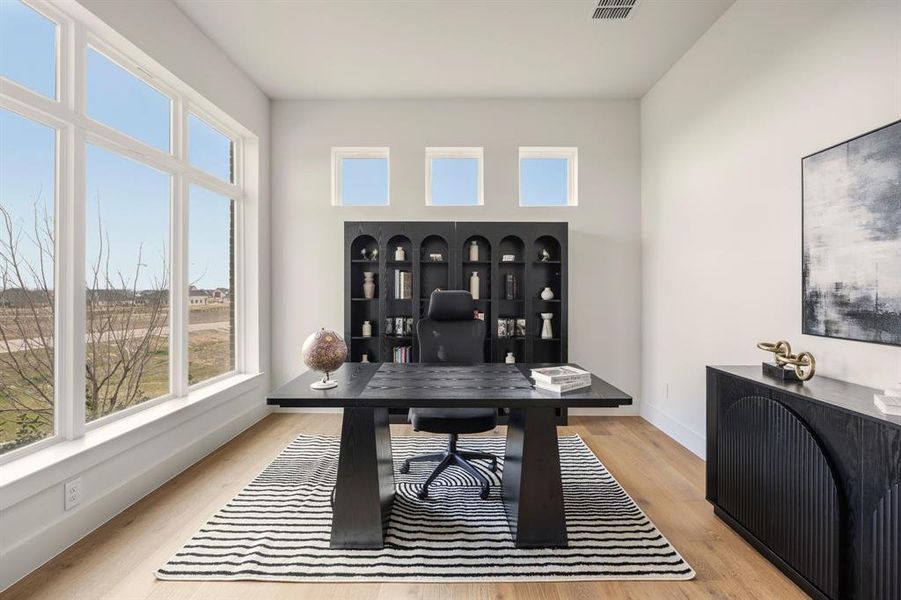 Furnished interior view inside a new home in The Highlands, Northlake (Image 21). Furnished interior view inside a new home in The Highlands, Northlake (Image 21).