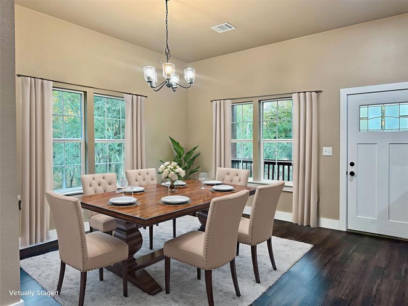 Furnished interior view inside a new home in , Bastrop (Image 16). Furnished interior view inside a new home in , Bastrop (Image 16).