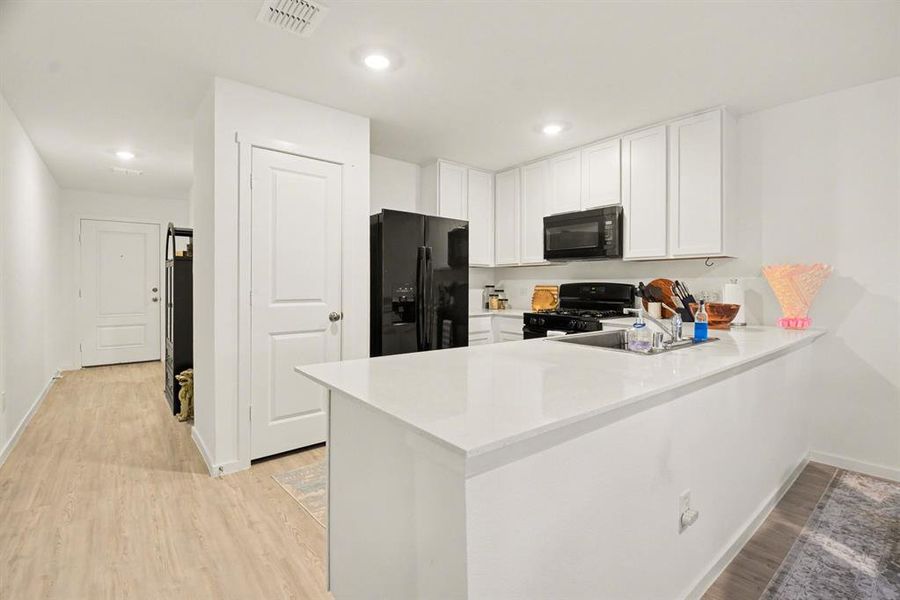 Furnished interior view inside a new home in Mobberly Farms, Pilot Point (Image 8).