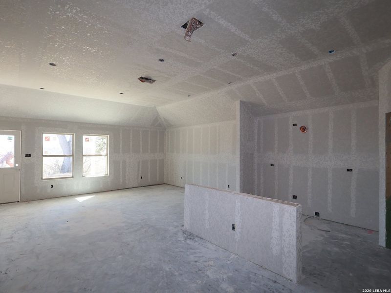 In-progress construction of a new home in Cinco Lakes, San Antonio, TX (Image 23).