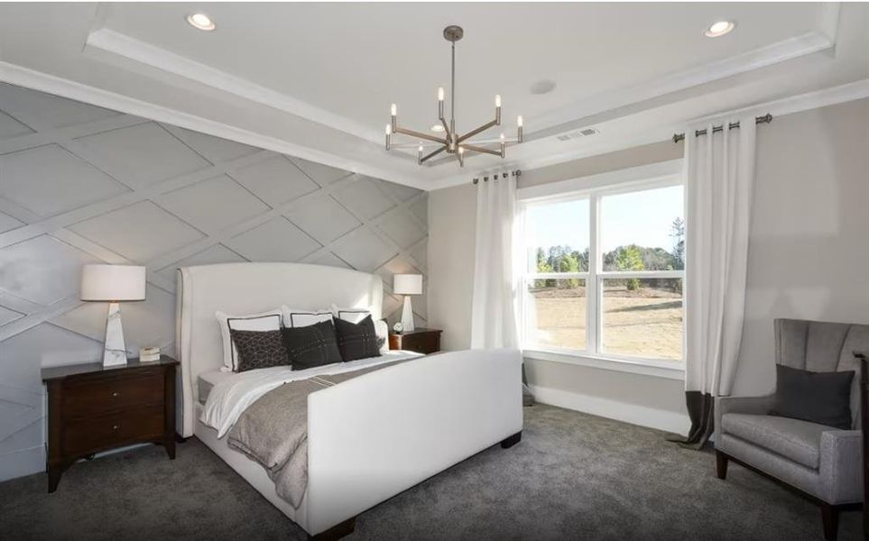 Furnished interior view inside a new home in Silverwood, Cumming (Image 11). Furnished interior view inside a new home in Silverwood, Cumming (Image 11).