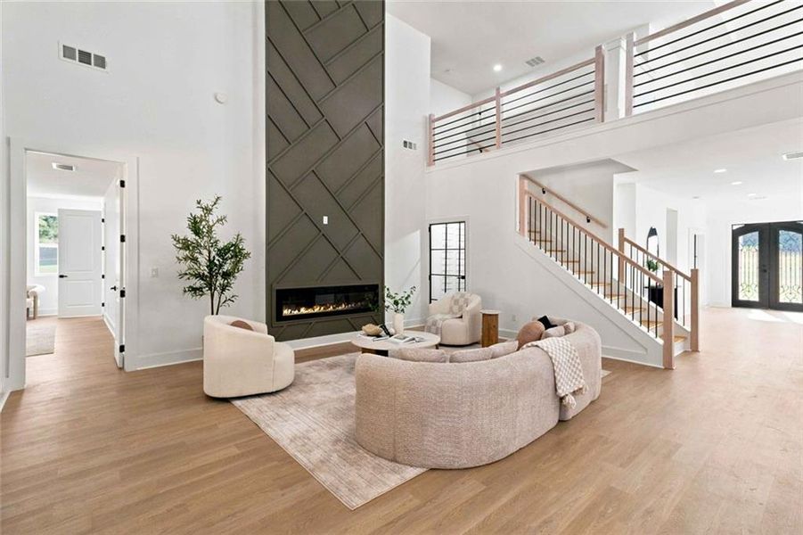 Furnished interior view inside a new home in , Griffin (Image 12).