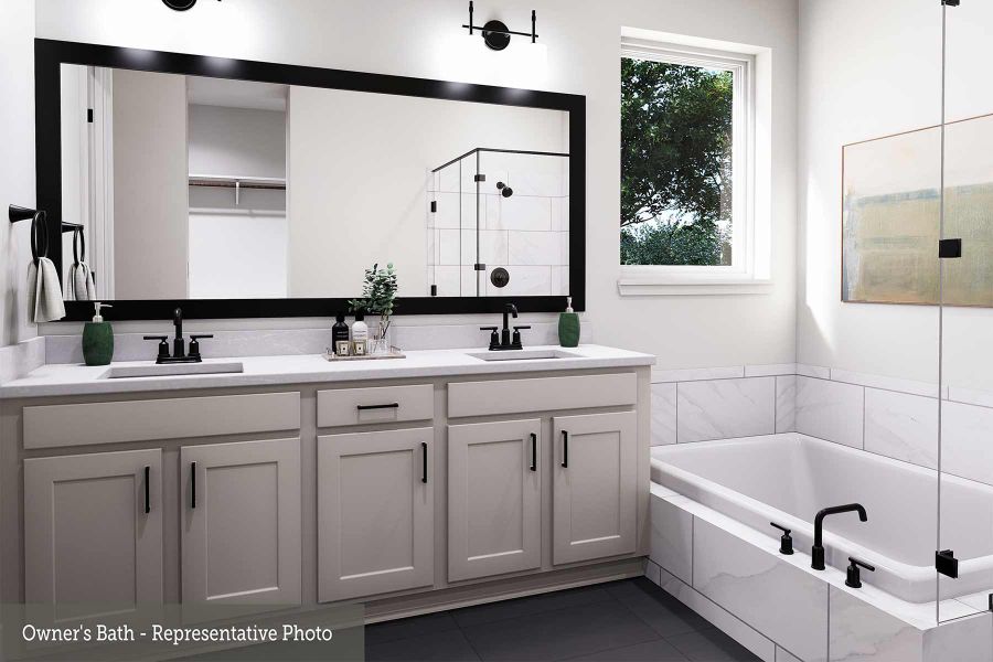 Representative furnished interior of a home built from the The Garland by David Weekley Homes in Audubon – Vision Collection, Magnolia (Image 4).