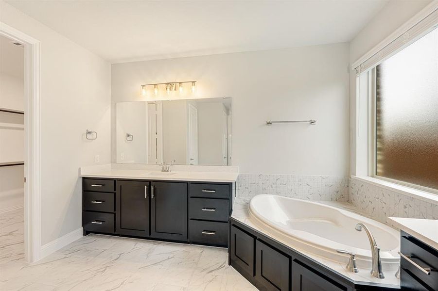 Furnished interior view inside a new home in Mockingbird Heights Classic 60, Midlothian (Image 13).