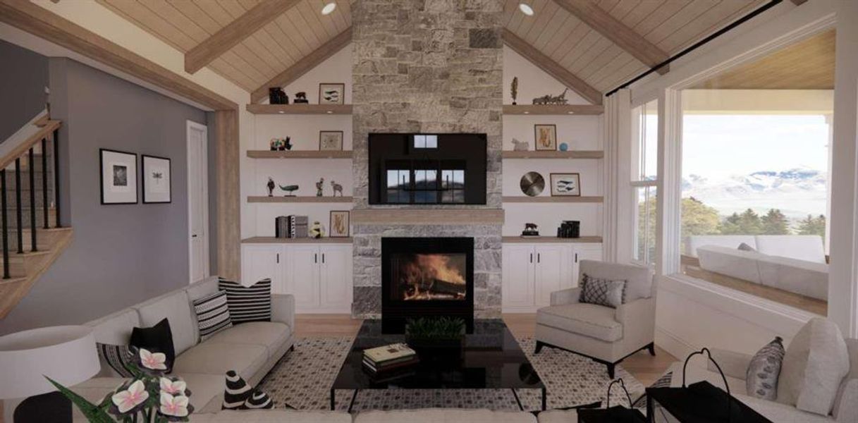 Furnished interior view inside a new home in , Franklin (Image 5).