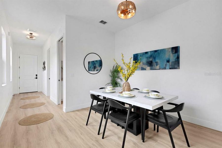 Furnished interior view inside a new home in , Dunedin (Image 6). Furnished interior view inside a new home in , Dunedin (Image 6).