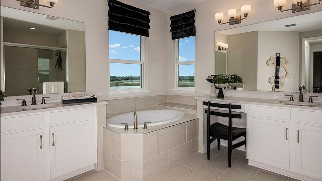 Furnished interior view inside a new home in Lochside, Mount Dora (Image 9). Furnished interior view inside a new home in Lochside, Mount Dora (Image 9).