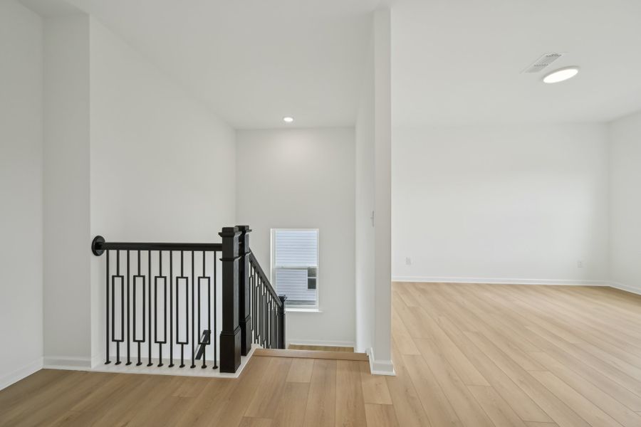 Representative unfurnished interior of a home built from the Leland by Ashton Woods in Crescent Mills, Wilson's Mills (Image 15).