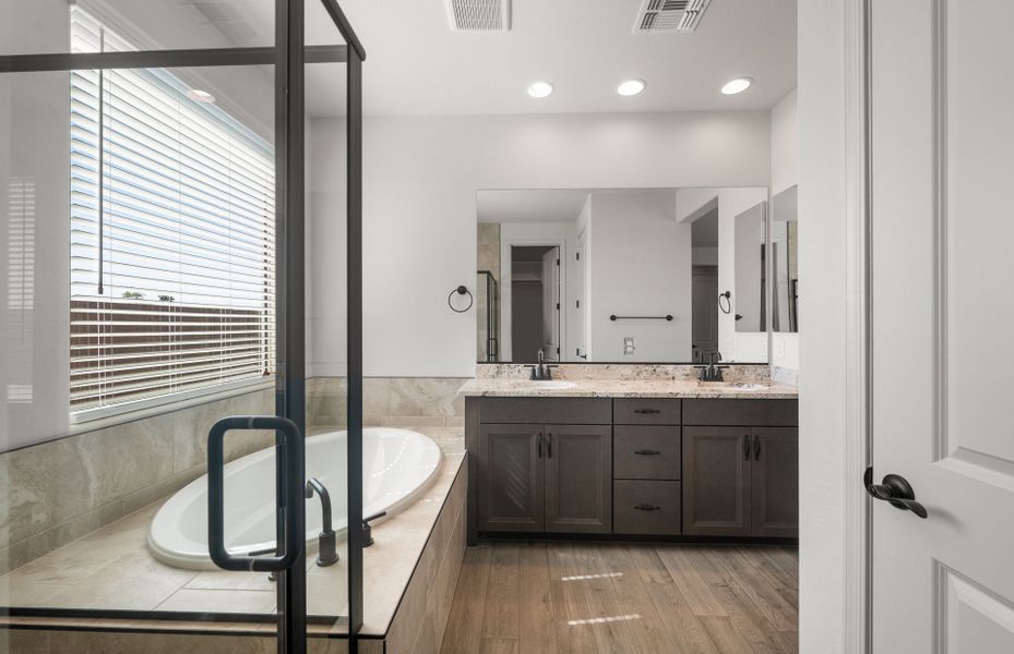 Furnished interior view inside a new home in Soleo, San Tan Valley (Image 10). Furnished interior view inside a new home in Soleo, San Tan Valley (Image 10).