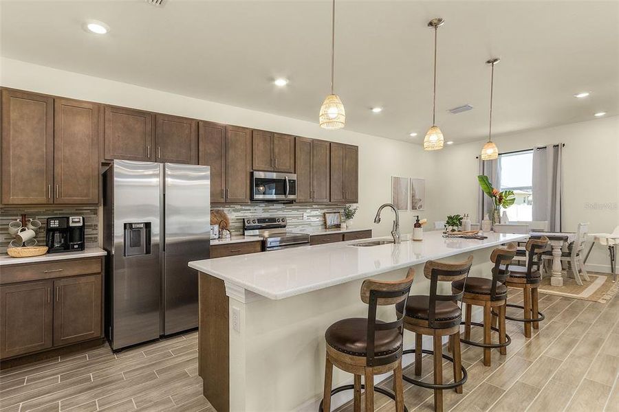 Furnished interior view inside a new home in , Cape Coral (Image 17). Furnished interior view inside a new home in , Cape Coral (Image 17).