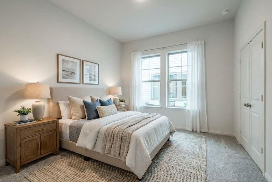 Furnished interior view inside a new home in , Sealy (Image 8).