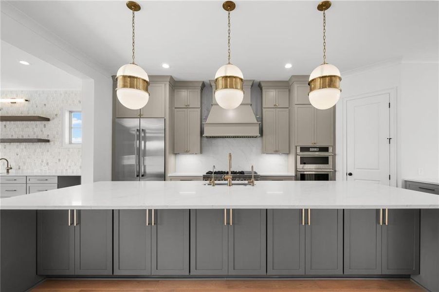 Furnished interior view inside a new home in , Suwanee (Image 6).