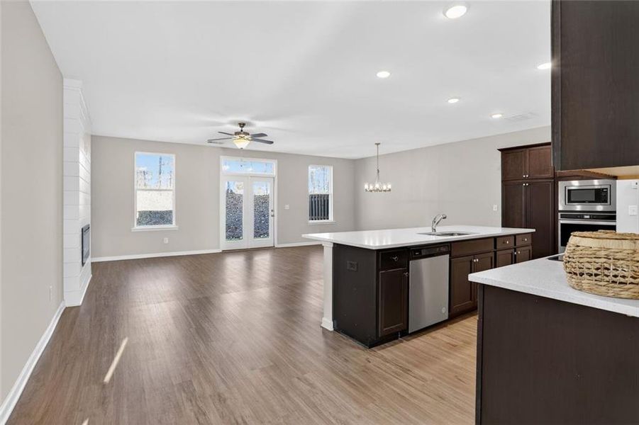 Furnished interior view inside a new home in , Lawrenceville (Image 17).