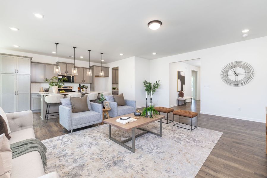 Furnished interior view inside a new home in Benson Village, Benson (Image 12). Furnished interior view inside a new home in Benson Village, Benson (Image 12).