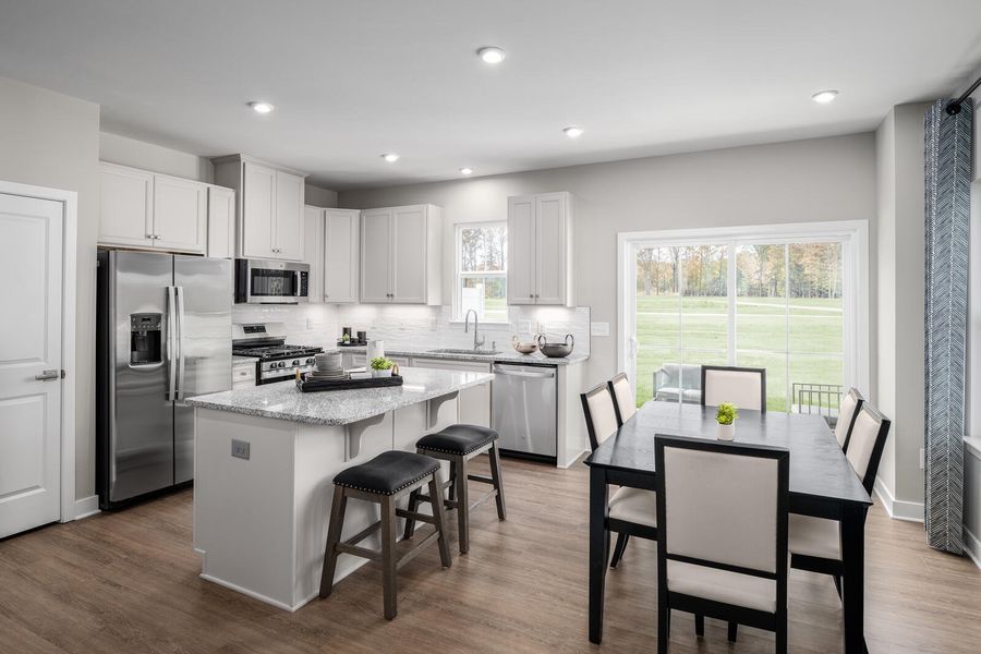 Furnished interior view inside a new home in , Summerville (Image 8). Furnished interior view inside a new home in , Summerville (Image 8).