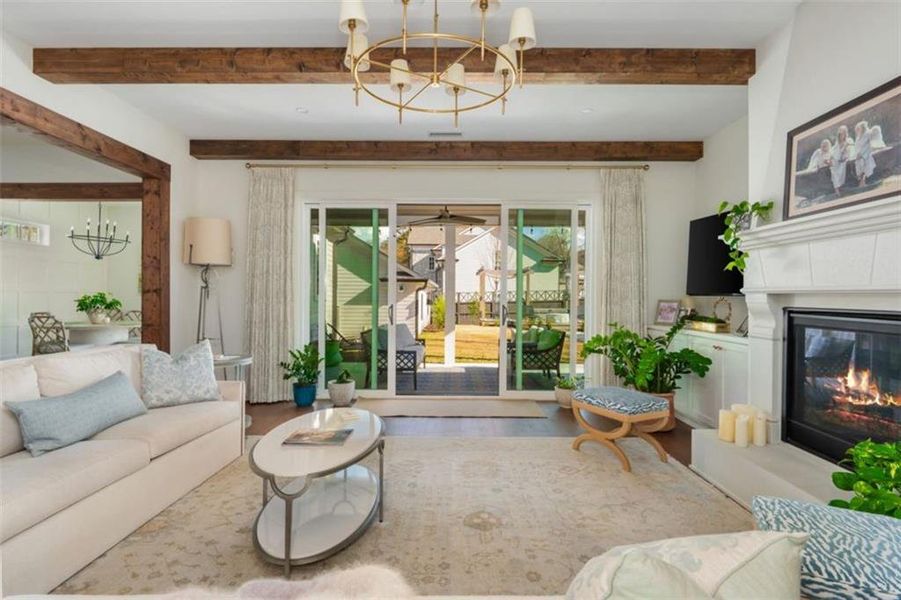 Furnished interior view inside a new home in Barrington Place, Roswell (Image 5). Furnished interior view inside a new home in Barrington Place, Roswell (Image 5).