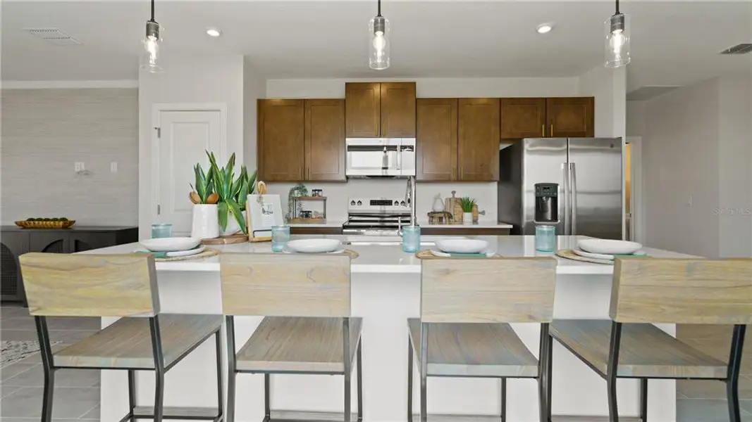 Furnished interior view inside a new home in Hamilton Bluff, Haines City (Image 4).