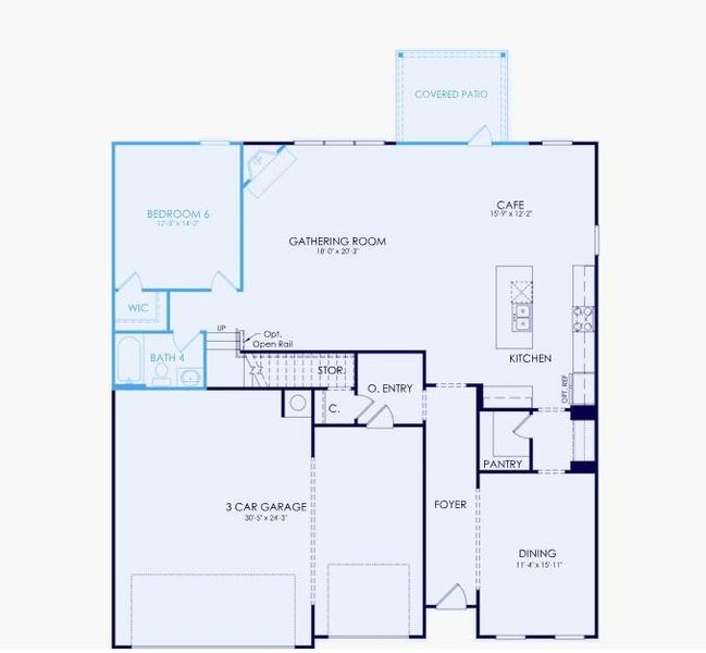 2D floor plan layout of this home in Hamilton Place, Cartersville, GA (Image 2). 2D floor plan layout of this home in Hamilton Place, Cartersville, GA (Image 2).