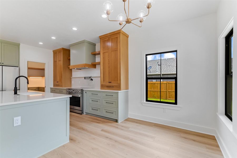 Furnished interior view inside a new home in , Cottonwood Shores (Image 9).