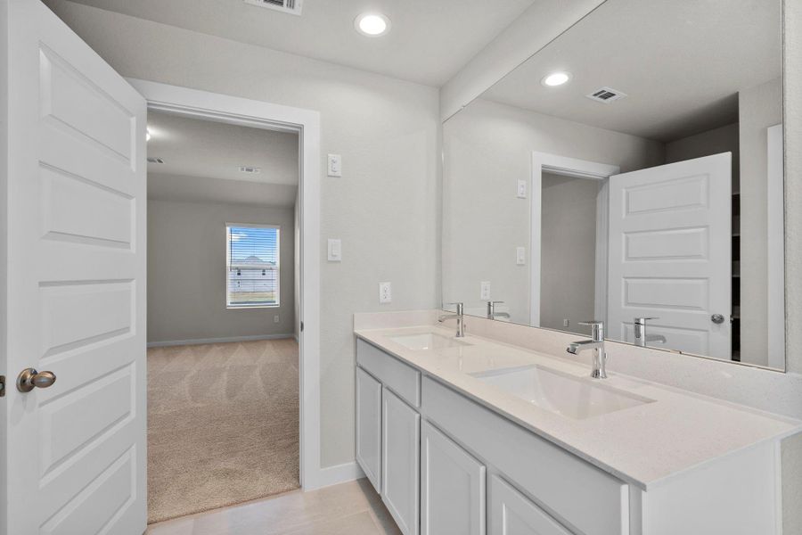 Furnished interior view inside a new home in Cypresswood Landing, Humble (Image 9).