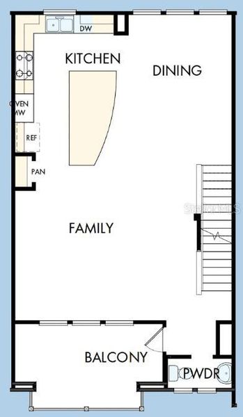 2D floor plan layout of this home in , Sarasota, FL (Image 3).