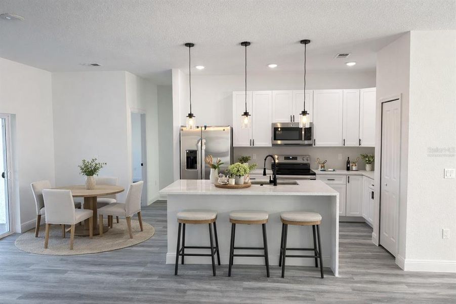 Furnished interior view inside a new home in , Ocala (Image 6).