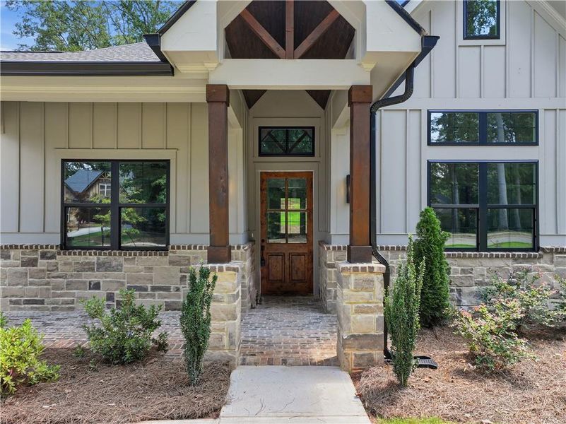 Exterior details and patio area of a home in , Commerce (Image 25). Exterior details and patio area of a home in , Commerce (Image 25).