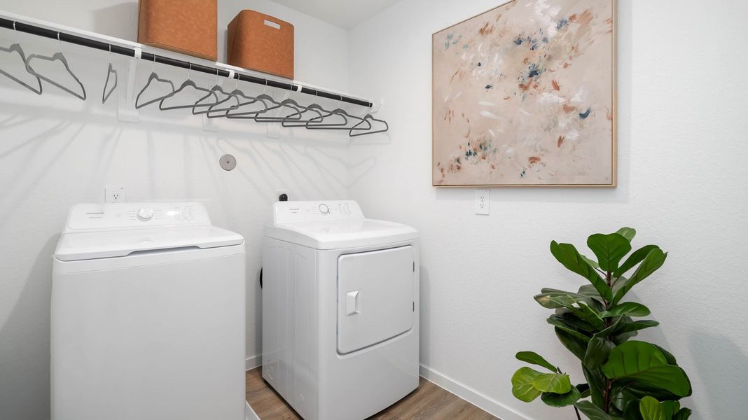 Furnished interior view inside a new home in Alaia Crossing, Houston (Image 11).