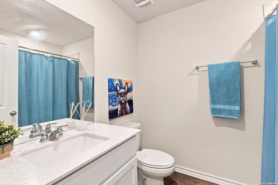 Furnished interior view inside a new home in Brookstone Creek, San Antonio (Image 20).