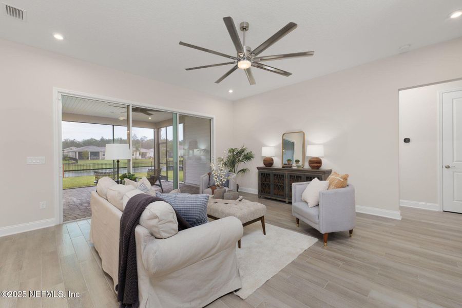 Furnished interior view inside a new home in , St. Johns (Image 25).
