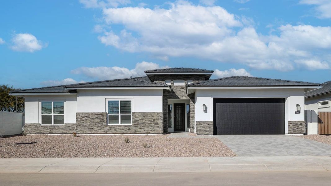 Representative exterior photo of a completed home built from the Sedona by D.R. Horton in Zanjero Pass, Glendale, AZ (Image 25).