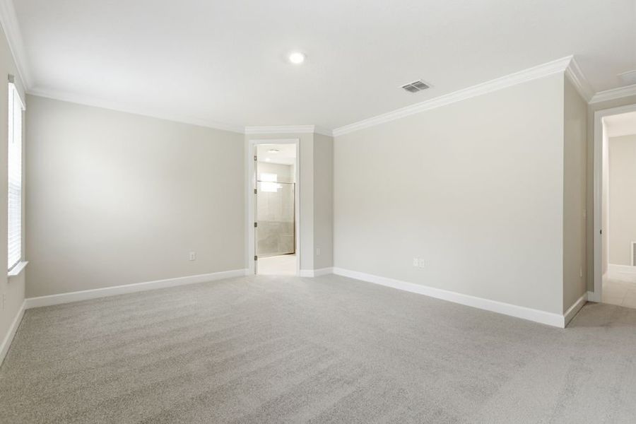 Spacious, unfurnished interior of a new home in Headwaters at Lofton Creek, Yulee (Image 17). Spacious, unfurnished interior of a new home in Headwaters at Lofton Creek, Yulee (Image 17).
