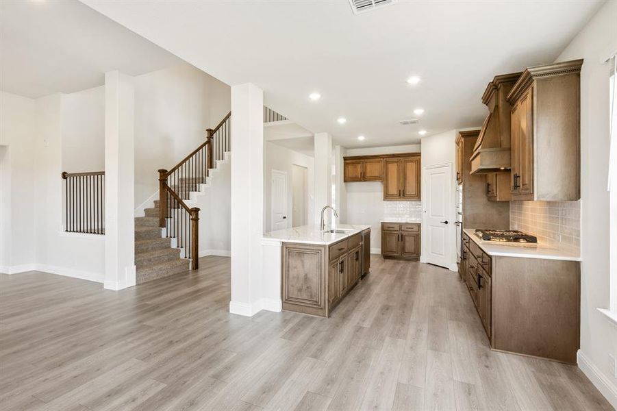 Furnished interior view inside a new home in Glenwood Meadows, Argyle (Image 7). Furnished interior view inside a new home in Glenwood Meadows, Argyle (Image 7).