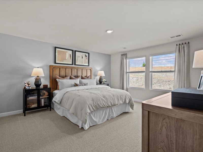 Furnished interior view inside a new home in River Glen, Angier (Image 14).