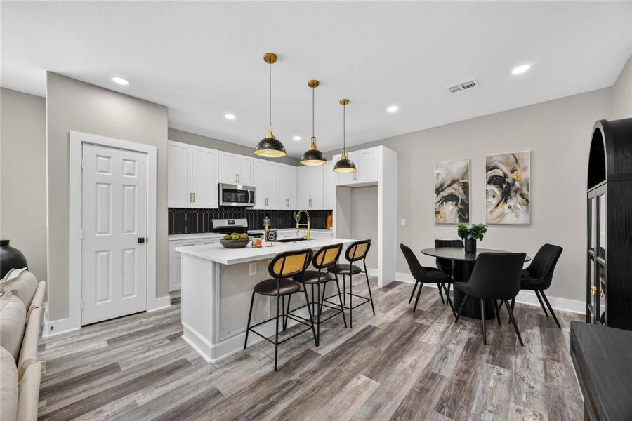 Furnished interior view inside a new home in , Houston (Image 16).