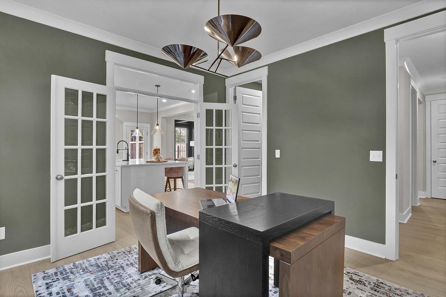 Furnished interior view inside a new home in , Summerville (Image 23).