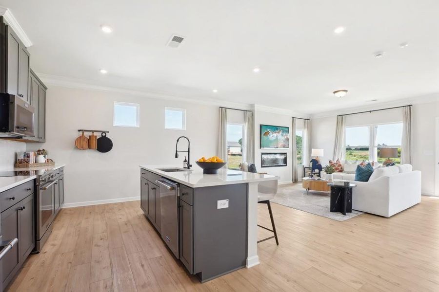 Furnished interior view inside a new home in Fair Oak, Calhoun (Image 8).