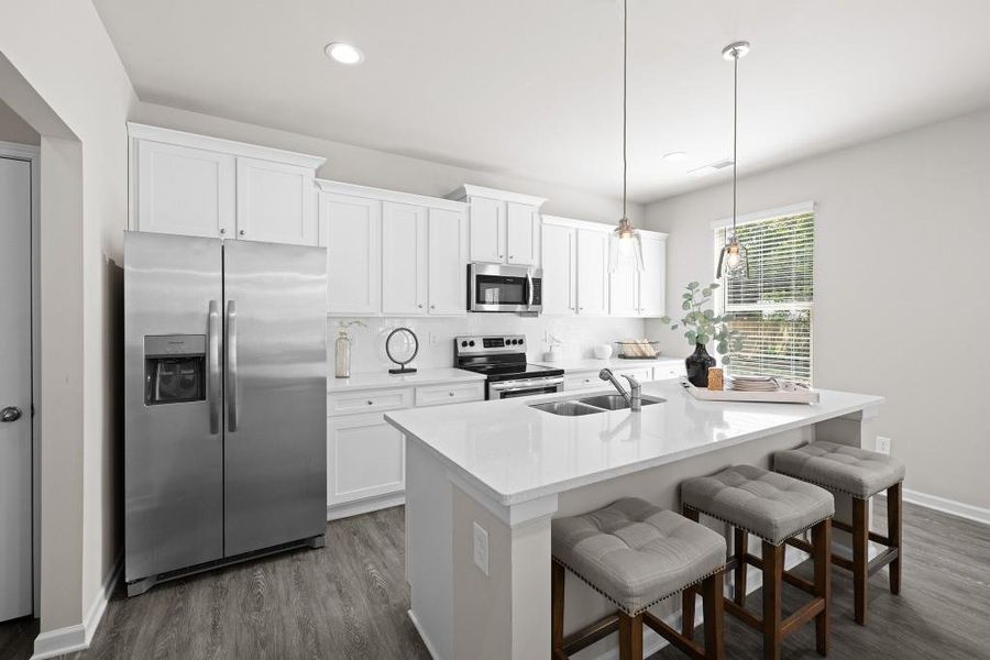 Furnished interior view inside a new home in Sutton's Landing, Statham (Image 5).