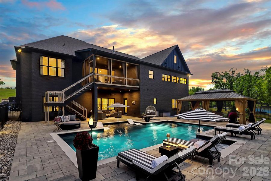 Exterior details and patio area of a home in , Monroe (Image 3).