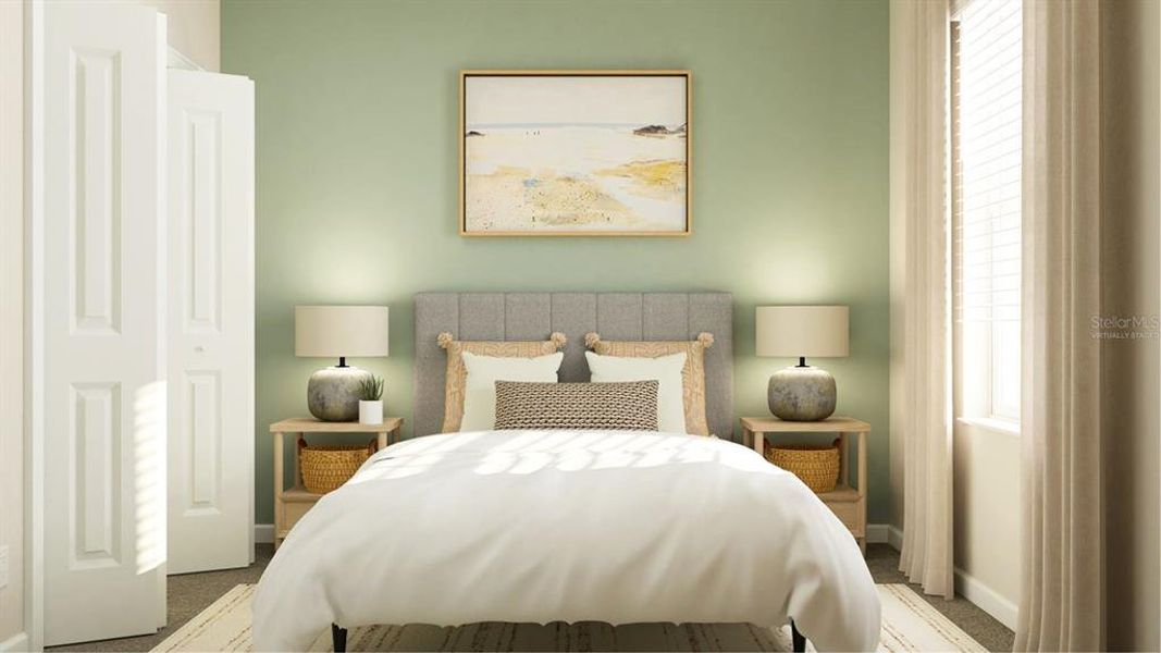 Furnished interior view inside a new home in , Clermont (Image 11).