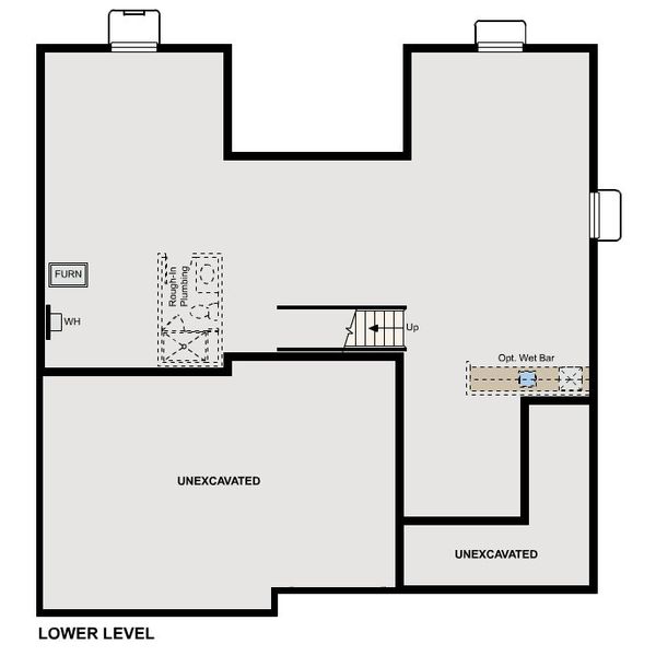 2D floor plan layout for the Westfield by Century Communities in Overland Ranch, Aurora, CO (Image 6). 2D floor plan layout for the Westfield by Century Communities in Overland Ranch, Aurora, CO (Image 6).