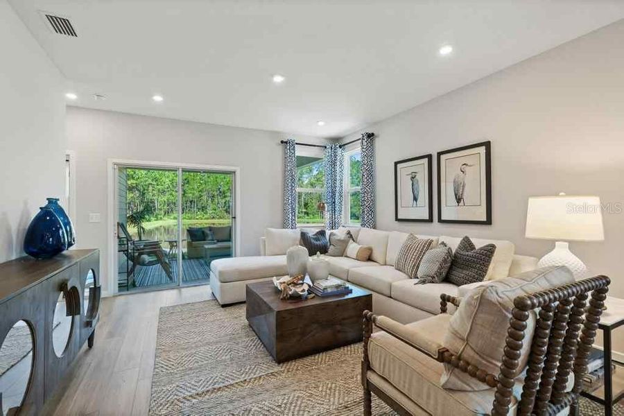 Furnished interior view inside a new home in , Palm Coast (Image 17). Furnished interior view inside a new home in , Palm Coast (Image 17).