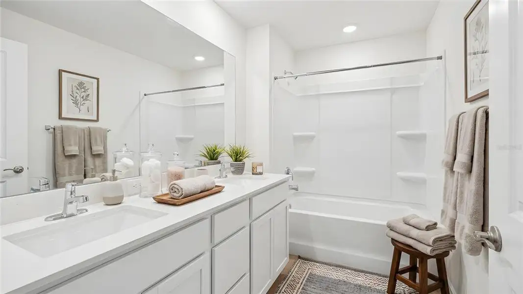 Furnished interior view inside a new home in Sunset Hills, Summerfield (Image 5).